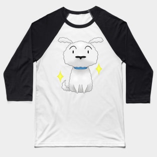 Fluffy white dog Baseball T-Shirt